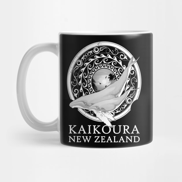 Humpback whales Shield of Kaikoura New Zealand by NicGrayTees
